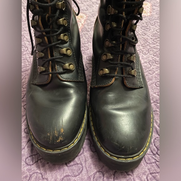 VINTAGE doc marten platform bronze eyelets - Picture 4 of 6